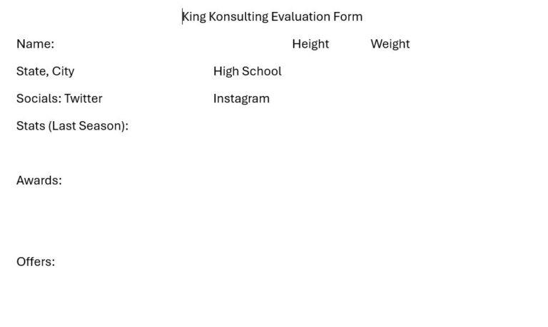 Recruiting Form