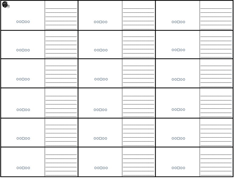 16 Diagram Squares with notes PDF