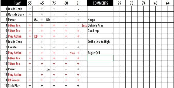 OL Grade Sheet - Image 2