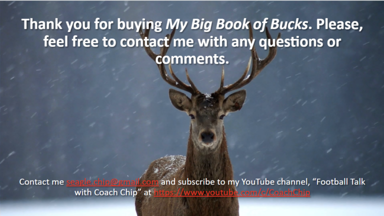 My Big Book of Buck - by Coach Chip Seagle