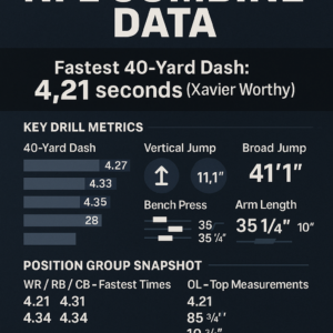 2024 NFL Combine Master Data Spreadsheet (All Participants + Full Metrics)