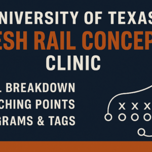 University of Texas “Mesh Rail” Concept Clinic – Steve Sarkisian Passing Game Breakdown