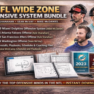 NFL Wide Zone Offensive System Bundle Kyle Shanahan • Sean McVay • Mike McDaniel