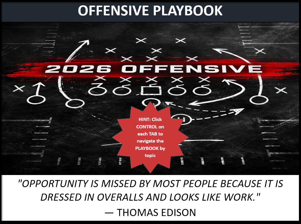 Youth & High School Offensive Playbook