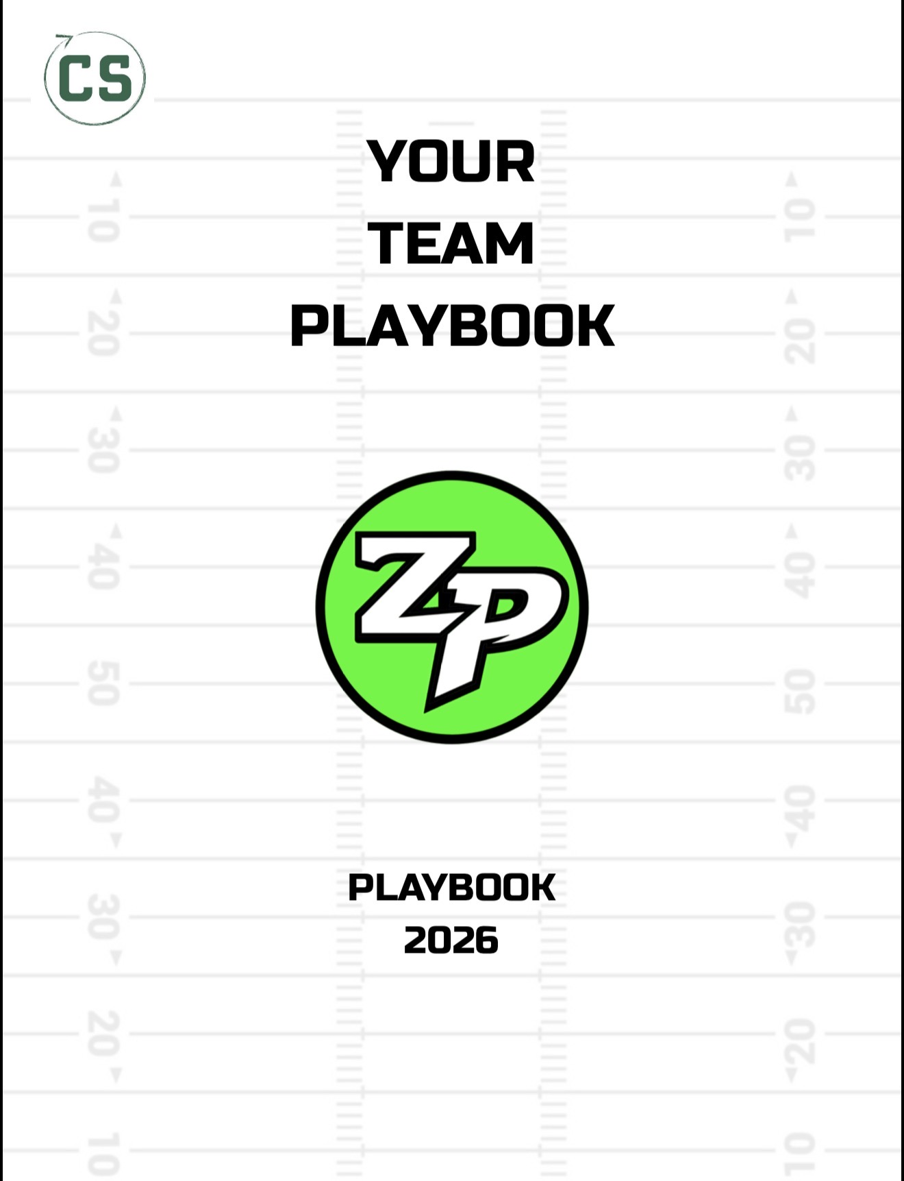 Playbook Template 2026 #2