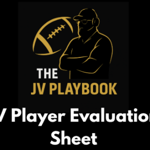 JV Football Player Evaluation Template